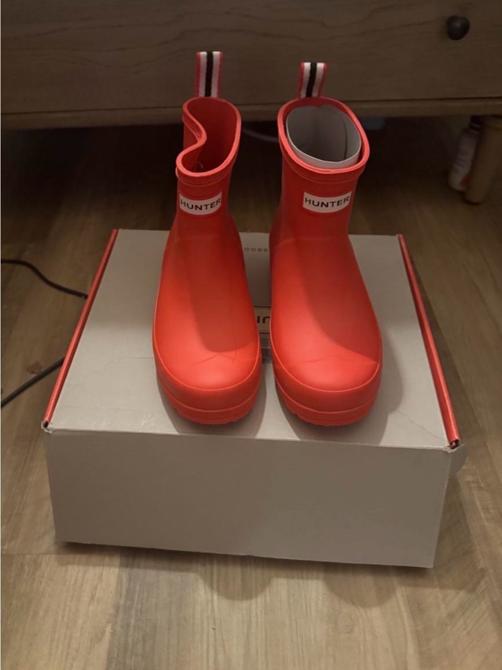Hunter Women's Short Rain Boots - Red